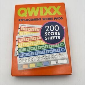 GameWright Qwixx Score Sheets ONLY 200 Replacement Pad for Family Dice Game 2020